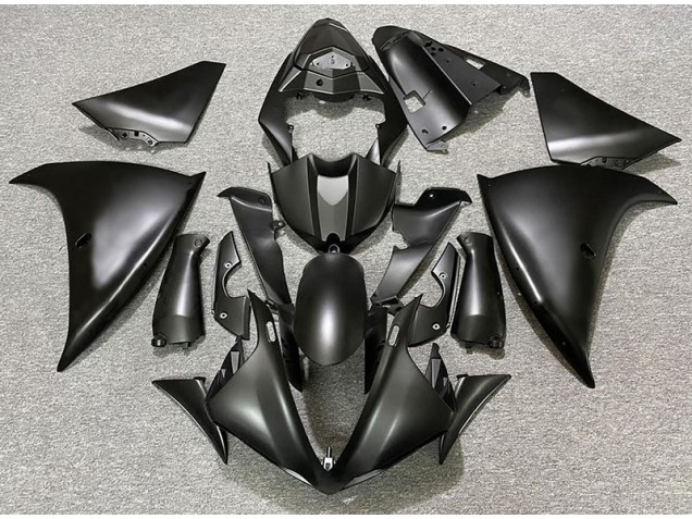 Matte Black & Gold 09-11 R1 Fairings