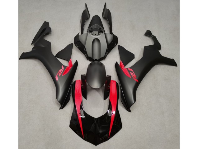 Matte Black & Pearl Red 15-19 R1 Fairings