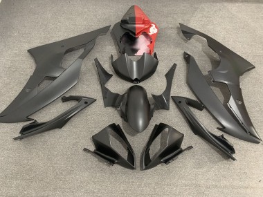 Matte Black & Red 08-16 R6 Fairings