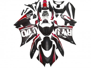 Matte Black & Red 17-23 GSXR 1000 Fairings