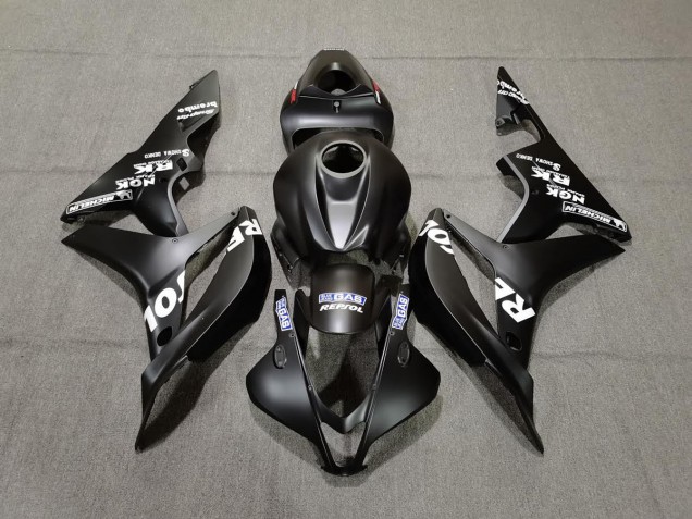 Matte Black Repsol 07-08 CBR600RR Fairings