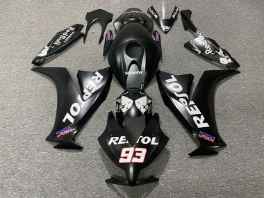 Matte Black Repsol 12-16 CBR1000RR Fairings