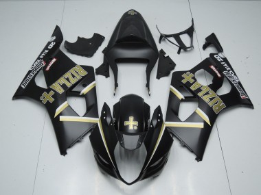 Matte Black Rizla 03-04 GSXR 1000 Fairings