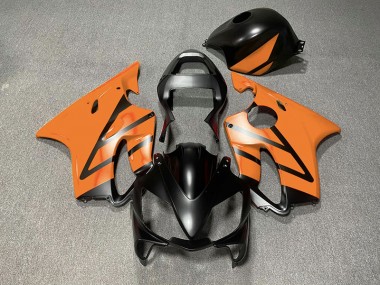 Matte Black and Orange 01-03 CBR600 F4i Fairings