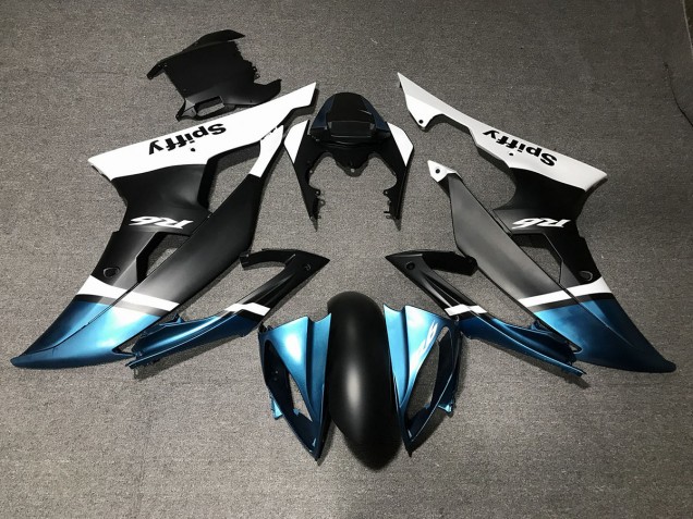 Matte Black and Special Blue 08-16 R6 Fairings