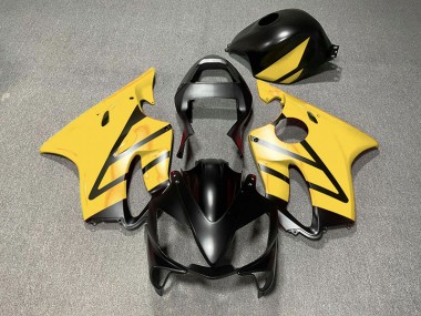 Matte Black and Yellow 01-03 CBR600 F4i Fairings