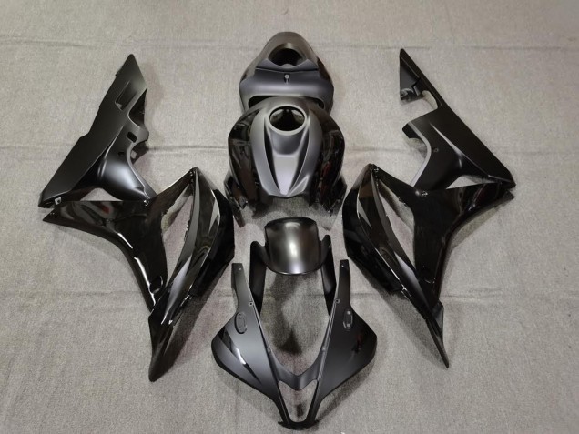 Matte and Gloss Black 07-08 CBR600RR Fairings