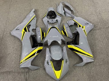 Nardo with Yellow Stripes 17-23 CBR1000RR Fairings