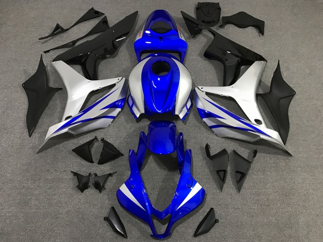 OEM Style Blue and Silver 07-08 CBR600RR Fairings