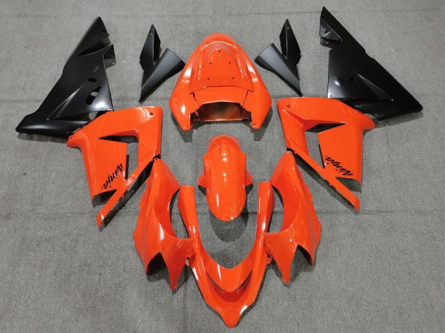 Orange Black 04-05 ZX10R Fairings