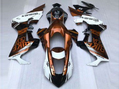 Orange & White Custom 17-23 CBR1000RR Fairings