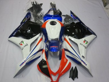 Orange and Blue 09-12 CBR600RR Fairings