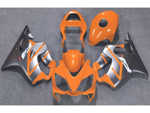 Orange and Matte Silver 01-03 CBR600 F4i Fairings