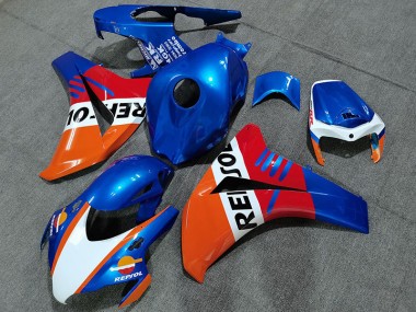 Pearl Blue Repsol Style 08-11 CBR1000RR Fairings