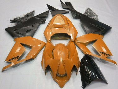 Pearl Orange & Black 04-05 ZX10R Fairings