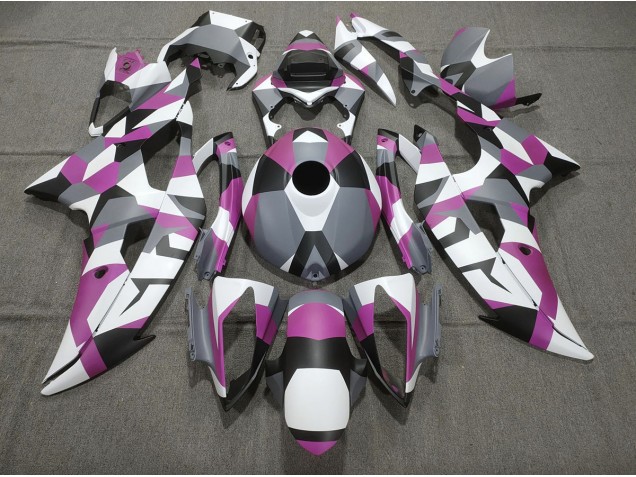 Pink Camo Plain 08-16 R6 Fairings