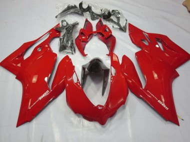 Plain Gloss Red 11-14 Ducati 1199 Fairings