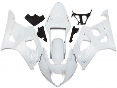 Plain Gloss White Style 03-04 GSXR 1000 Fairings