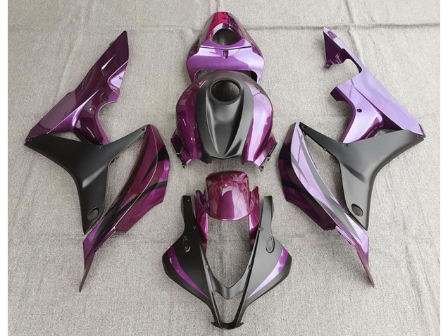 Purple and Matte Black 07-08 CBR600RR Fairings