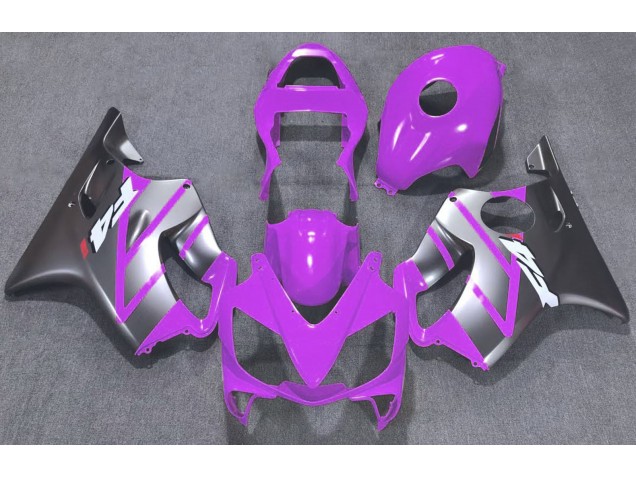 Purple and Matte Silver 01-03 CBR600 F4i Fairings