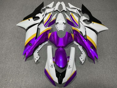 Purple and Yellow Gloss 17-21 R6 Fairings