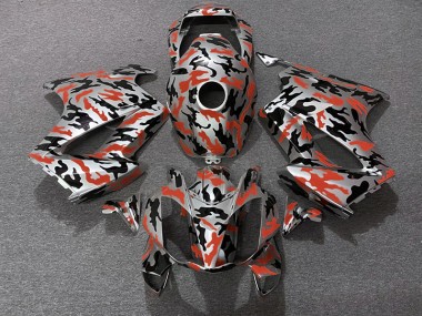 Red Camo 02-12 VFR800 Fairings