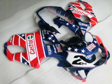 Red Castrol 99-00 CBR600 F4 Fairings