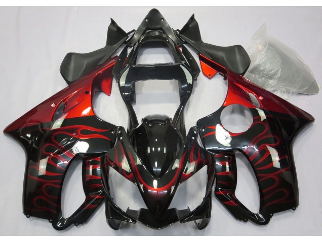 Red Flame 01-03 CBR600 F4i Fairings