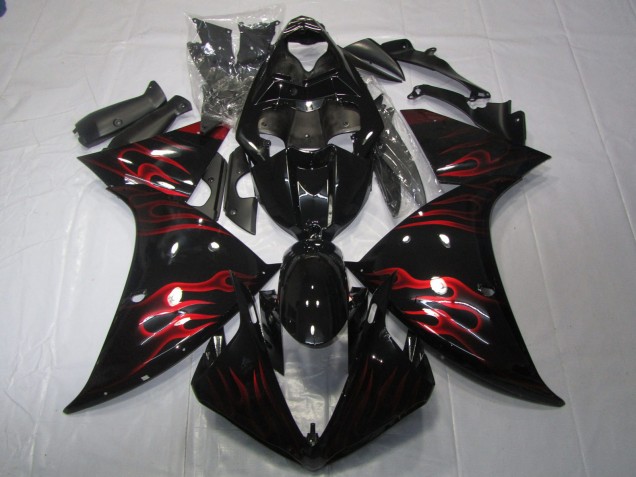 Red Flame 09-11 R1 Fairings