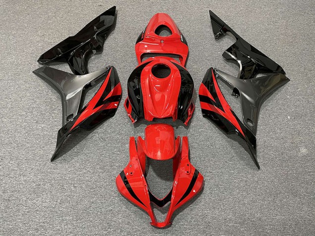 Red OEM Style & Grey 07-08 CBR600RR Fairings