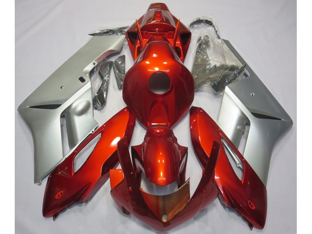 Red Silver 04-05 CBR1000RR Fairings