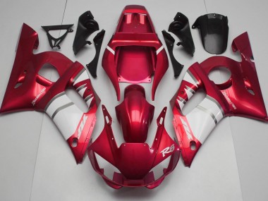 Red & White 98-02 R6 Fairings