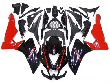 Red and Black 10-15 RSV4 1000 Fairings