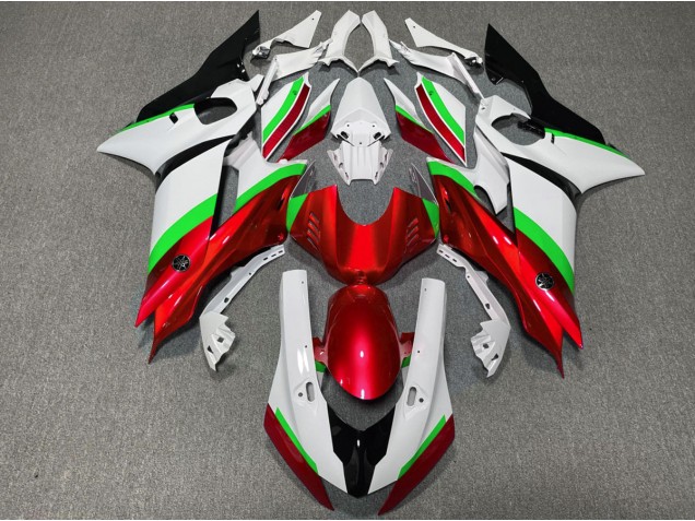 Red and Green Gloss 17-21 R6 Fairings