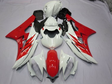 Red and White 06-07 R6 Fairings