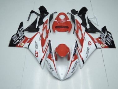 Red and White 13-16 Daytona 675 Fairings