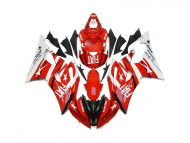 Red and White with Stars 08-16 R6 Fairings