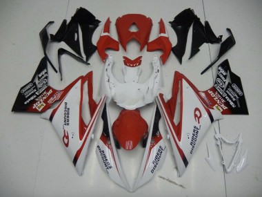 Red black Fade 13-16 Daytona 675 Fairings