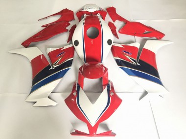 Red with White / Blue 12-16 CBR1000RR Fairings