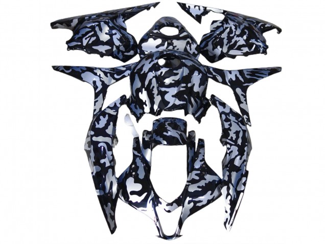 Silver Snow Camo 09-12 CBR600RR Fairings