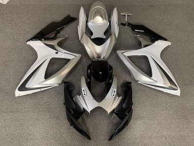 Silver White OEM Style 06-07 GSXR 600-750 Fairings