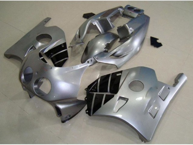 Silver and Black 90-98 CBR250RR Fairings