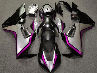 Silver and Black & Pink 17-23 CBR1000RR Fairings