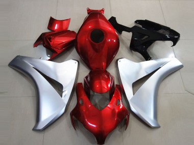 Silver and Candy Apple 08-11 CBR1000RR Fairings