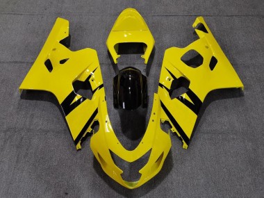 Vibrant Gloss Yellow Custom OEM Style 04-05 GSXR 600-750 Fairings