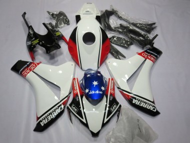 White Carrera 08-11 CBR1000RR Fairings