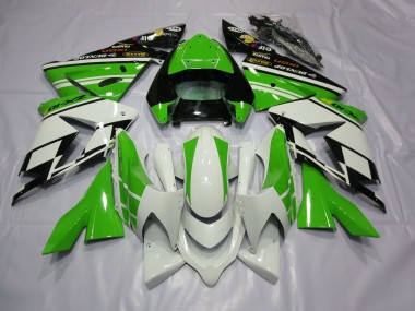 White Green 04-05 ZX10R Fairings