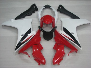 White Red and Black 11-12 CBR600F Fairings