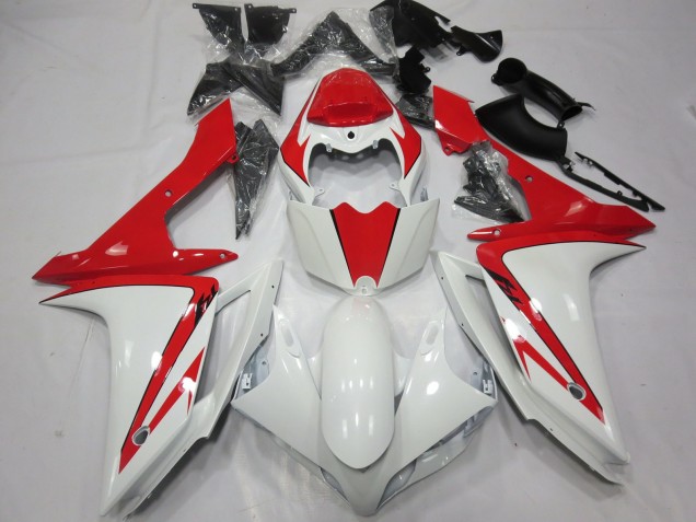 White Red custom 07-08 R1 Fairings