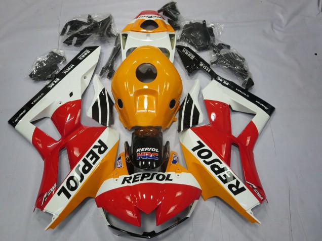 White Repsol 13-23 CBR600RR Fairings